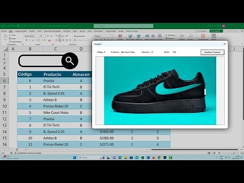 How to Create a Database in Excel with Images (Save, Search, Modify, Delete)