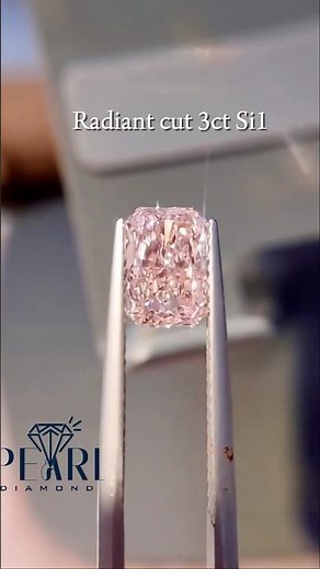 3 Carat Pink Radiant Diamond — A Rare Beauty of Color, Fire & Luxury 💗✨ #PinkColourDiamond