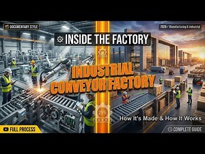 Inside an Industrial Conveyor Factory | How Material Handling Systems Are Built complete process