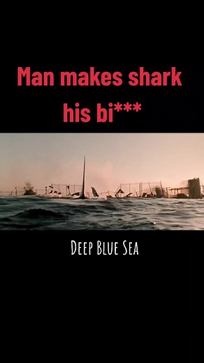 one of the better shark movies from the late nineteen hundreds. #deepbluesea #shark #sharkweek #movie #horror #scary #fyp #ocean #monday
