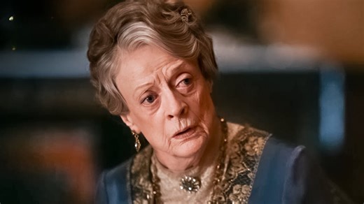 Maggie Smith Reacts to Unwanted Guests Downton Abbey