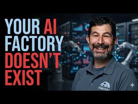 Your AI Cluster Isn't an AI Factory — Here's What Is | Rob Hirschfeld, RackN