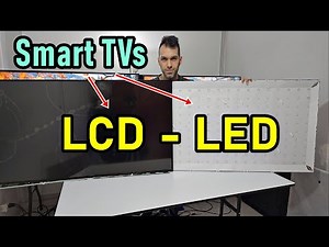 Televisores Smart LCD - LED / ¿Cómo luce un Smart TV LCD - LED por dentro? Retroiluminación LED