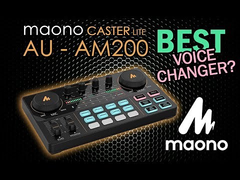 MAONOCASTER lite AU-AM200 Portable Podcast Studio | Unboxing, Connection Setups, OBS Config & Review