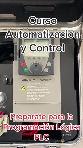 Aprende Automatización y Control “Preparate para la Programación Lógica PLC “ Curso Presencial en CDMX (Pide Informes ) #electricidad #schniderelectric #abb #educacion #industria40 #variadoresdefrecuencia #automatizacionindustrial #plc