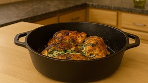 How to Make Baked Spinach Chicken