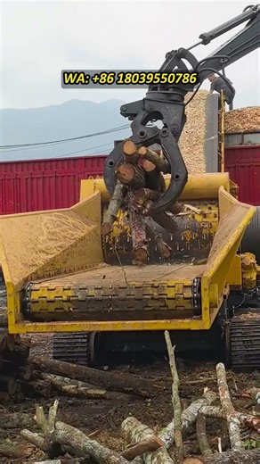 Chain Plate Wood Comprehensive Crusher 1300-600 Heavy-Duty Wood Shredder Machine