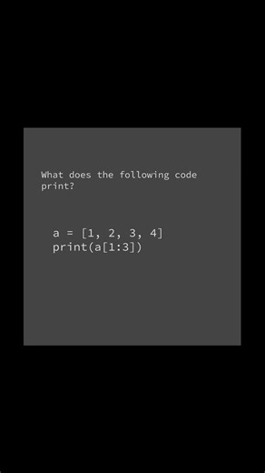 What’s printed? 💚 #computerscience #coding #programming #print #python #list #codingproblems