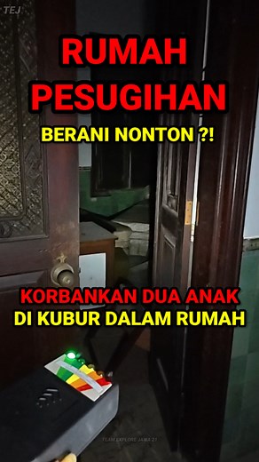 304K views · 5K reactions | RUMAH PESUGIHAN !! Konon katanya ada DUA ANAK yang di KORBANKAN DEMI KEKAYAN dan di KUBURANKAN di DALAM RUMAH ini ?! #rumah #rumahangker #rumahkosong #rumahberhantu #rumahterbengkalai #horor #angker #pesugihan #hantu #penampakan #sorotan #pengikut #semuaorang #vidiotrending #vidioviral #vlog #seram #mistis #korban #anak #kuburan #viralreels | Team Explore Jawa #21 | Facebook