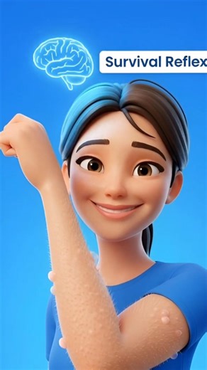 Why We Get Goosebumps? #shorts #ytshorts #facts #animation