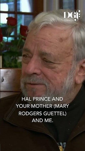 Stephen Sondheim on the “emotional autobiography” in Merrily We Roll Along.