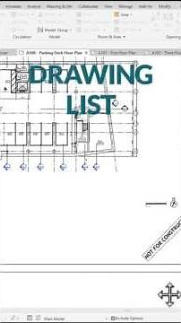 Revit Drawing List #revit #drawings