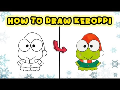 How to Draw Keroppi from Sanrio – Simple Frog Character Art Lesson