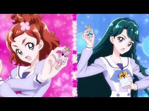 [1080p] Precure Princess Engage! (Cure Flora & Cure Mermaid Transformation)