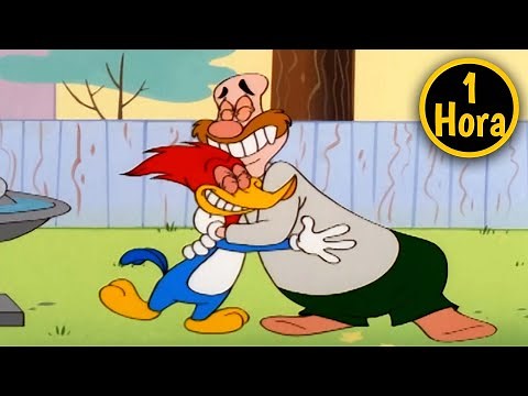 Pica-Pau | 1 Hora de Episódios Completos | Pica-Pau e Leôncio viram amigos
