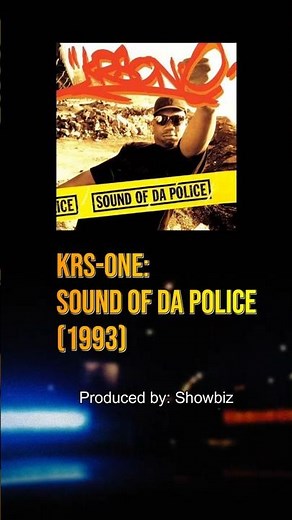 KRS-One: Sound of da Police (Sample Breakdown) #samplebreakdown #whosampled #krsone #oldschoolhiphop