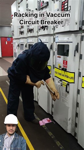 6.6 KV Vaccum Circuit Breaker racking in | day 2 #shorts #industrialelectrician