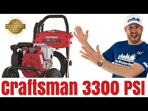 Craftsman 3300 psi power washer Out of the box review
