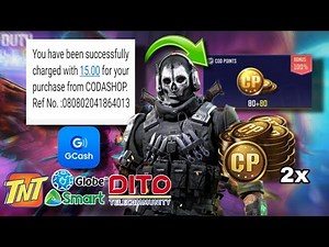 How to top up in call of duty mobile using load smart/globe/tm pano bumili ng cp sa Codm gamit load