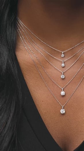 Stuller, Inc. on Instagram: "Whether it’s a gift, a treat for yourself, or a future heirloom, solitaire necklaces are timeless essentials. Perfect for layering or wearing every day, they bring effortless elegance to any look. 💎✨ Comment “jewelry” for a link to shop all jewelry essentials."