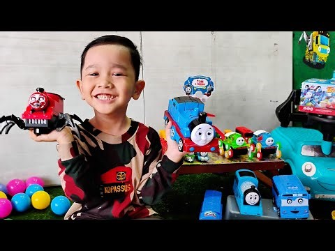 Let's Go go !!! 😘🥳 BERMAIN BERSAMA MAINAN BARU THOMAS AND FRIENDS DAN TAYO SI BUS KECIL 🚌🚂🌈
