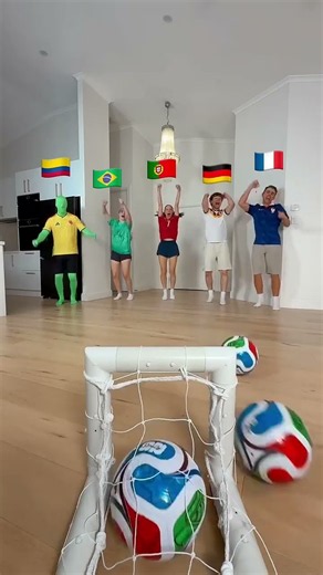 Ultimate Mini Football Goal Challenge! ⚽🔥""5 Countries, 1 Goal: Insane Trick Shot! 😱🥅" #shorts