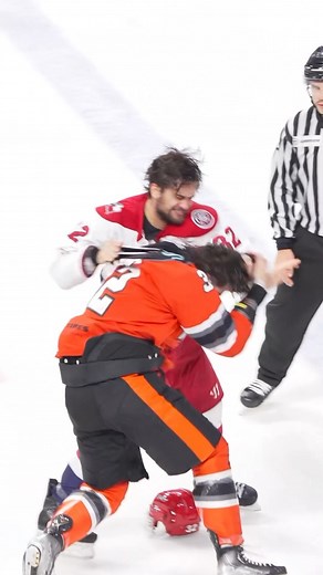 32 v 32 Winner. Us. Obviously. Friday night fights brought to you by the number 32 #LiveInTheRed #AllenAmericans #ECHL #hockeyfights #hockeyfight | The Allen Americans Professional Hockey Club