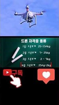 드론4종 자격증 무료 취득방법(6시간 무료교육).#shorts