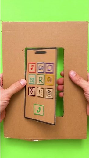 📦 Create Your Own Play Phone! 📞 Fun Cardboard Craft for Kids