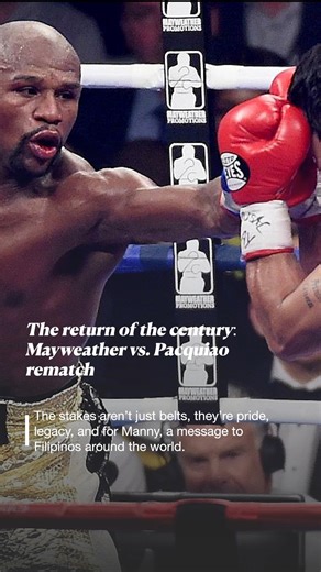 THE REMATCH A DECADE IN THE MAKING EXPLAINER: Boxing legends Floyd Mayweather Jr. and Manny Pacquiao are stepping back into the ring for a rematch this September, live on Netflix. Eleven years later, the legend continues. | Alvin Kasiban #dailytribune25 #tribunelife #MayweatherVsPacquiao | Daily Tribune Life