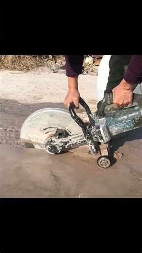 14 Inch Electric Concrete Saw 3000W Power Concrete Cutter Circular Saw with Diamond Blade #tools