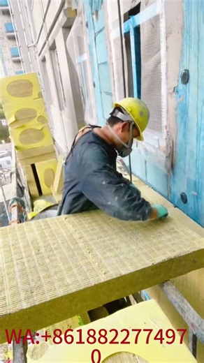 For rock wool panel installation, contact me for more information. WA: +8618822774970 #construction