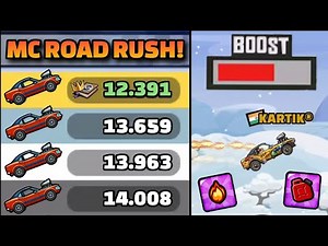 BOOSTED MUSCLE CAR ROAD RUSH!! 🤯🔥 IN COMMUNITY SHOWCASE - Hill Climb Racing 2