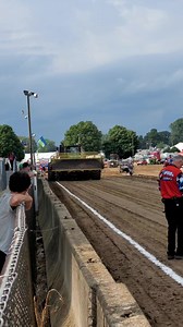Giant 9630 John Deere on sled testing duties tonight here in Goshen, IN #johndeere #bigtractor #tractor #tractorpull | BUILT Diesel MAFIA