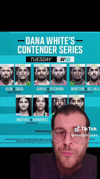 Analyzing Fights in Dana White's Contender Series