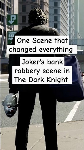 The Dark Knight Bank Robbery Scene 🔥 The Scene That Changed Superhero Movies Forever