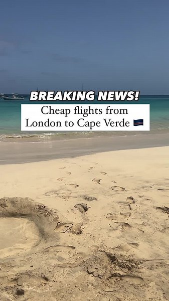 BREAKING NEWS! ✈️ EasyJet is now offer direct flights from London to Sal, Cape Verde!!! 😍 What amazing news for travelers and the tourism industry. #easyJet #capeverde #newsph