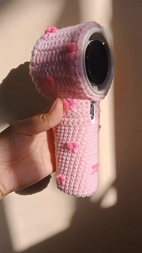 Crochet Mini Fan Cover Tutorial and Tips