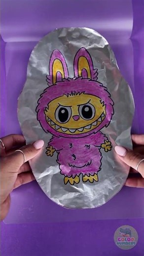 🎈 Crafting a Sparkly Balloon Buddy with Foil Fun! ✨ #DIYFun #KidsActivities