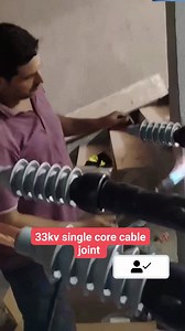 33kv single core cable jointing process. #viralvideo #follower #nonfollowers #usareels #ukreels | Er Muhammad Miyaji
