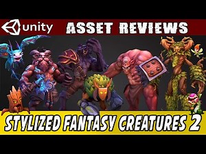 Unity Asset Reviews - Stylized Fantasy Creatures Bundle #2 from N-Hance Studio - ON SALE