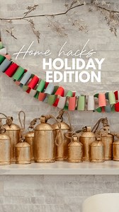 ✨Comment HOLIDAY for the details! No nonsense holiday hacks you’ll wish you tried sooner. Holiday wrapping decorating just got so much easier 🎁✨ This tape dispenser is a game-changer for wrapping presents, and these damage-free hooks make hanging garlands a total breeze. Little tools = big holiday magic! #holidayhacks #holidayhome #paperchain how to hang garlands. damage free holiday decorating. Christmas garland hanging tips. paper chain decoration tutorial. holiday wrapping hacks. best tape d