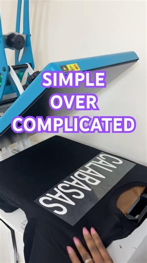 Simple Over Complicated (T-Shirt Design)