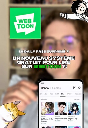 Nouvelle mise à jour WEBTOON : plus de lecture gratuite !