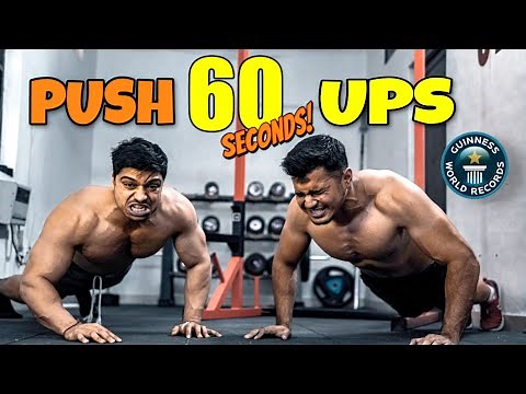 Most Push Ups in 60 Seconds WORLD RECORD CHALLENGE (Perfect Form)