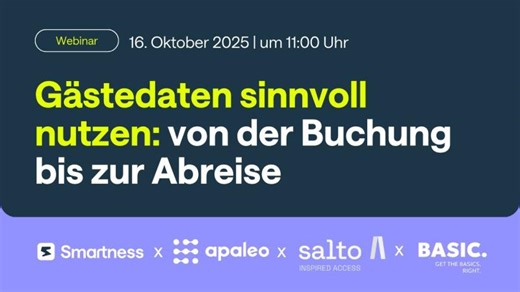 Gästedaten sinnvoll nutzen: Von der Buchung bis zur Abreise | Apaleo
