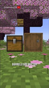 Barrels Are BETTER Than Chests...