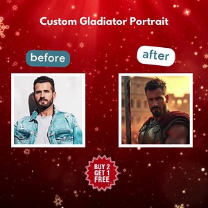 Custom Gladiator Portrait | Personalized Roman Gladiator Art | Ancient Warrior Illustration | Custom Historical Digital Artwork - Etsy Australia