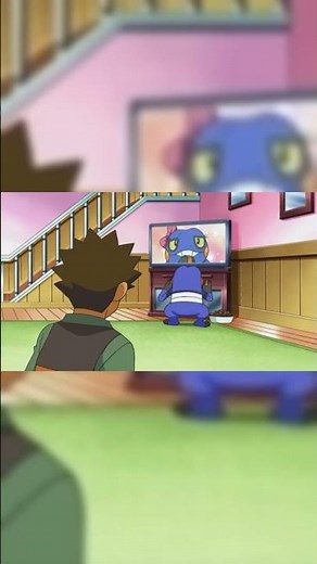 Pokemon Anime Remember when Brock caught Croagunk simping #shorts