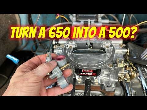 Can We Turn a 650 CFM Carb into a 500?